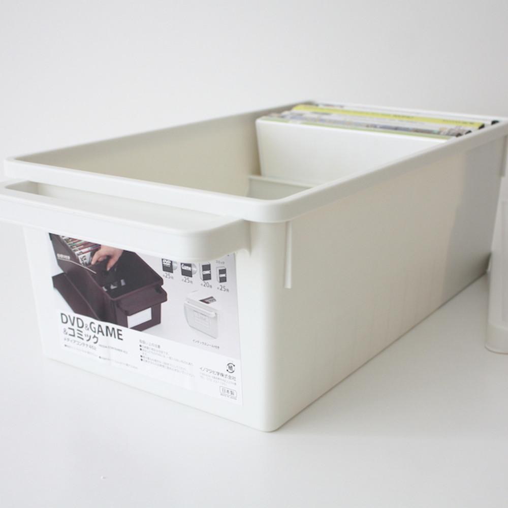 일본 이노마타 투명창이있는 만화책 장난감 CD 다용도정리함 DVD수납함 M