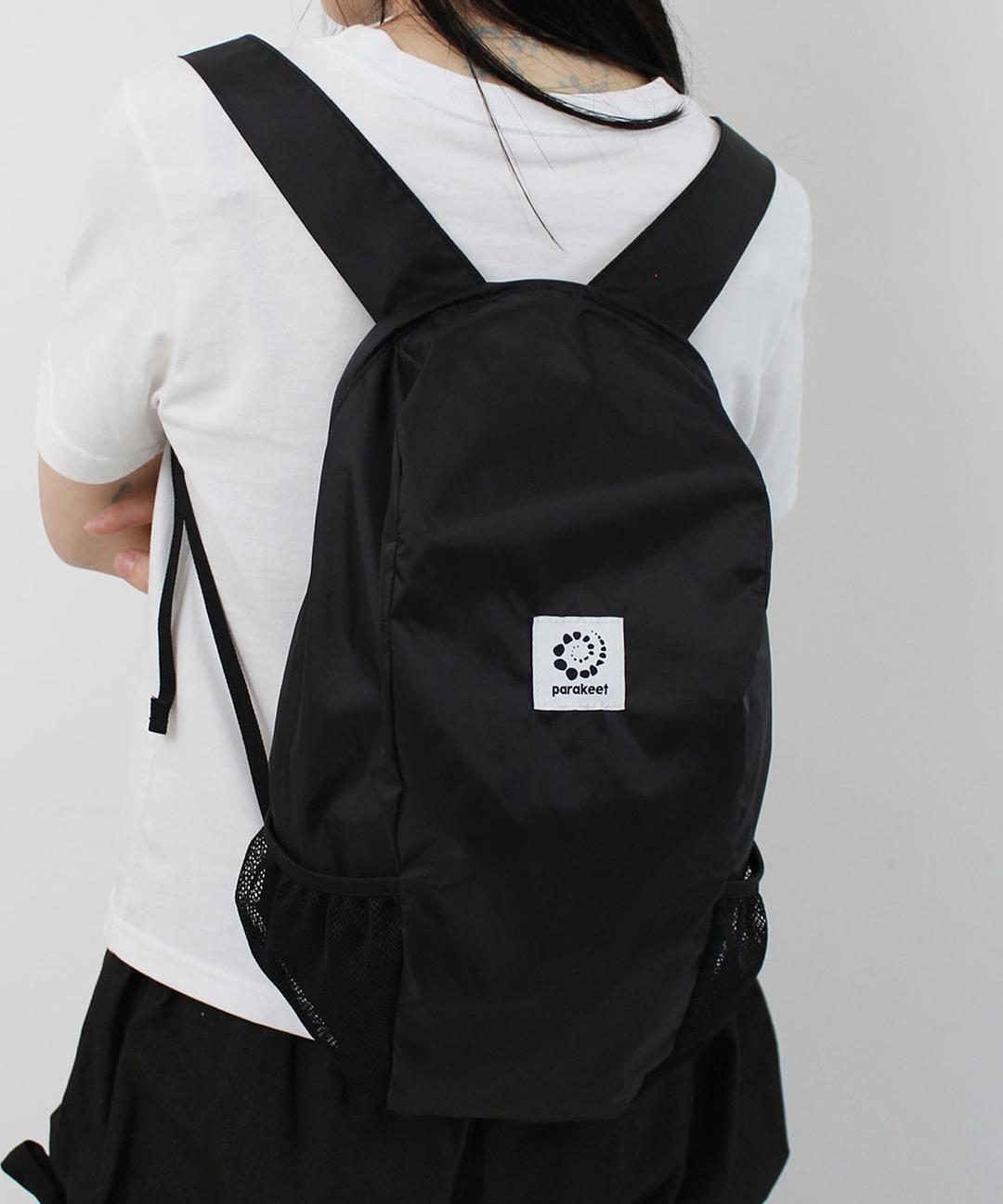 Packable Activity Keyring Backpack (Black)