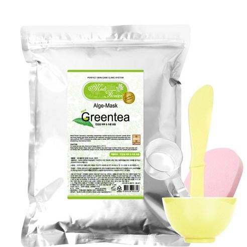 메디플라워 모델링팩 그린티 1kg+팩도구4종 세트, 1세트, 1세트 - 고무/모델링 | 쿠팡