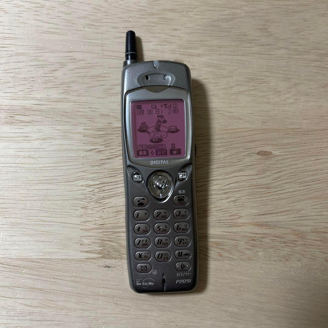 ドコモ デジタルムーバ P209i HYPER 　ガラケー　モックアップ 美品