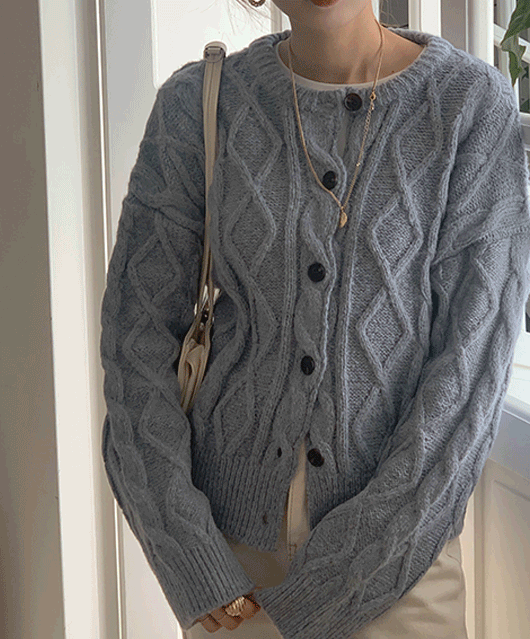 heal knit cardigan (4color)