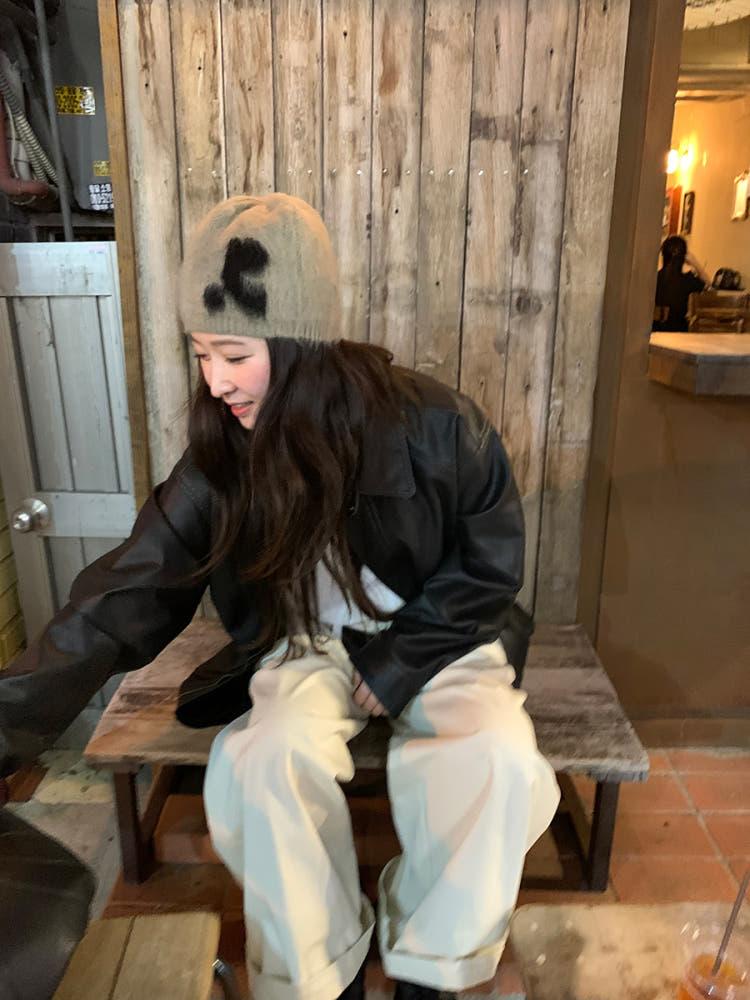 마일드 레더 자켓 2color