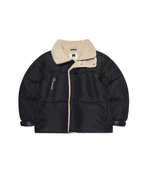 브라우니 숏 다운 자켓 BLACK