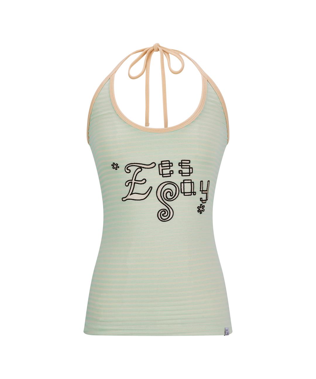 CANDY SUMMER HALTERNECK TOP - MINT
