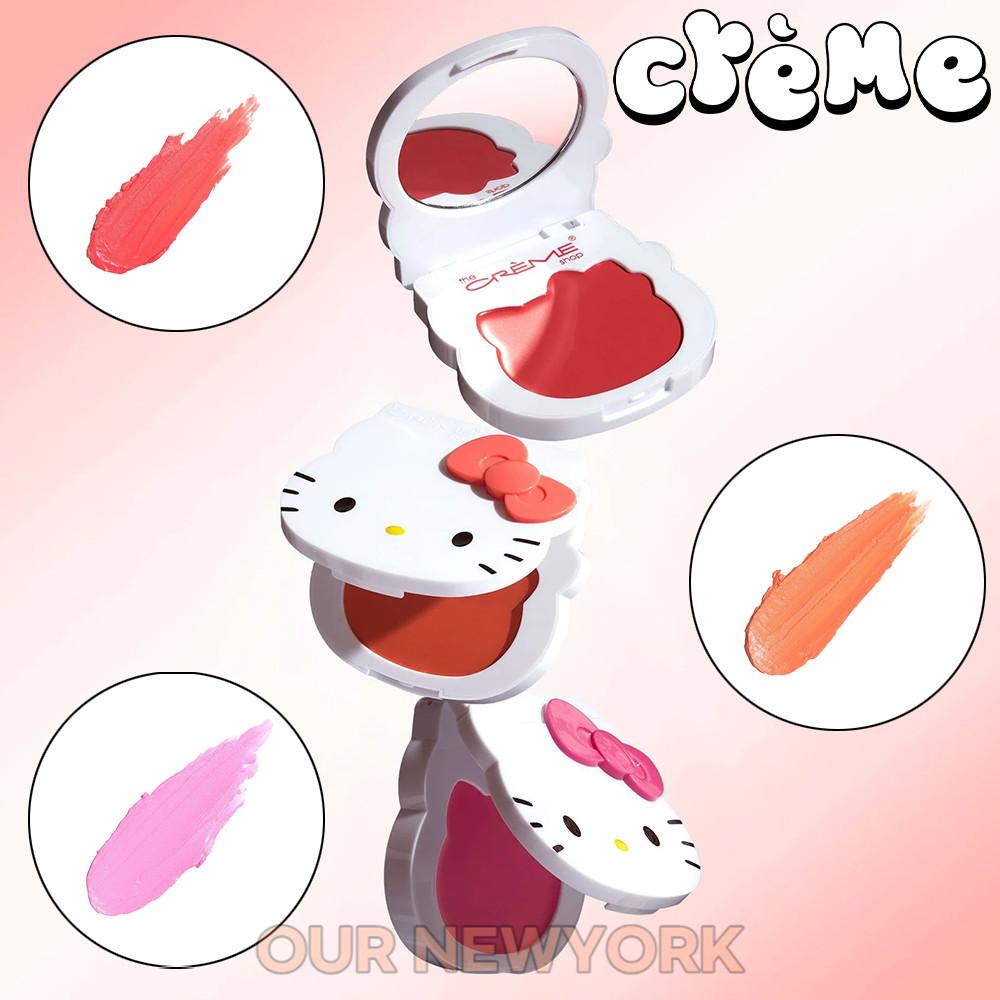 헬로키티 더크림샵 크림 블러쉬 밤 블러셔 Peach Pouf