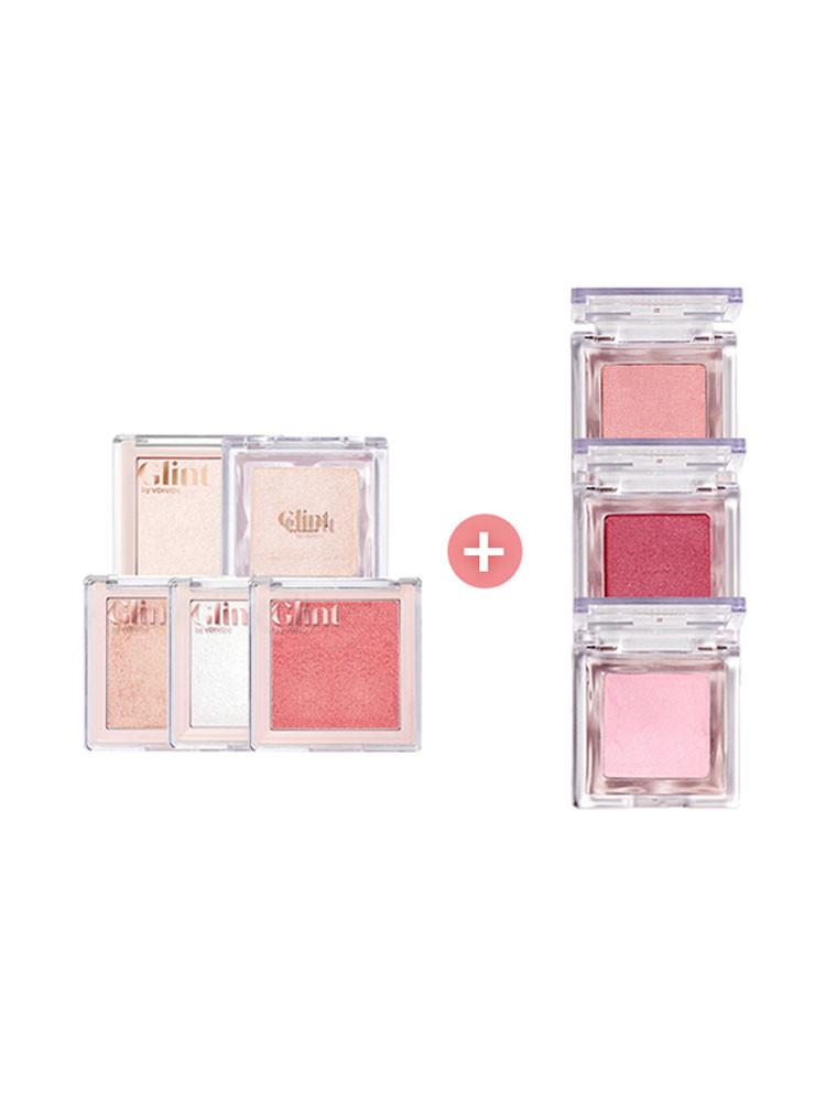 [라운지 전용] [글린트] 하이라이터 + 블러쉬 2종 세트 (9/7~12까지 결제/입금 완료된 주문건에 한해 브러쉬, 쇼핑백 증정)