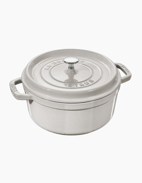 [스타우브] 원형 꼬꼬떼 18cm 화이트 트러플 (단품)