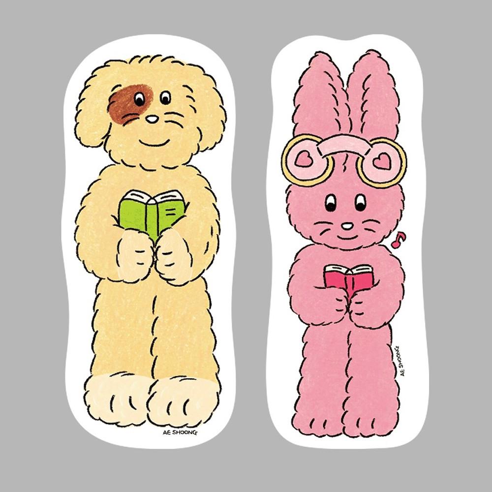 애슝 함께 책갈피 set