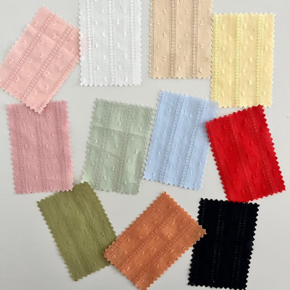 솜사탕 무지 도비 원단 / 11 color