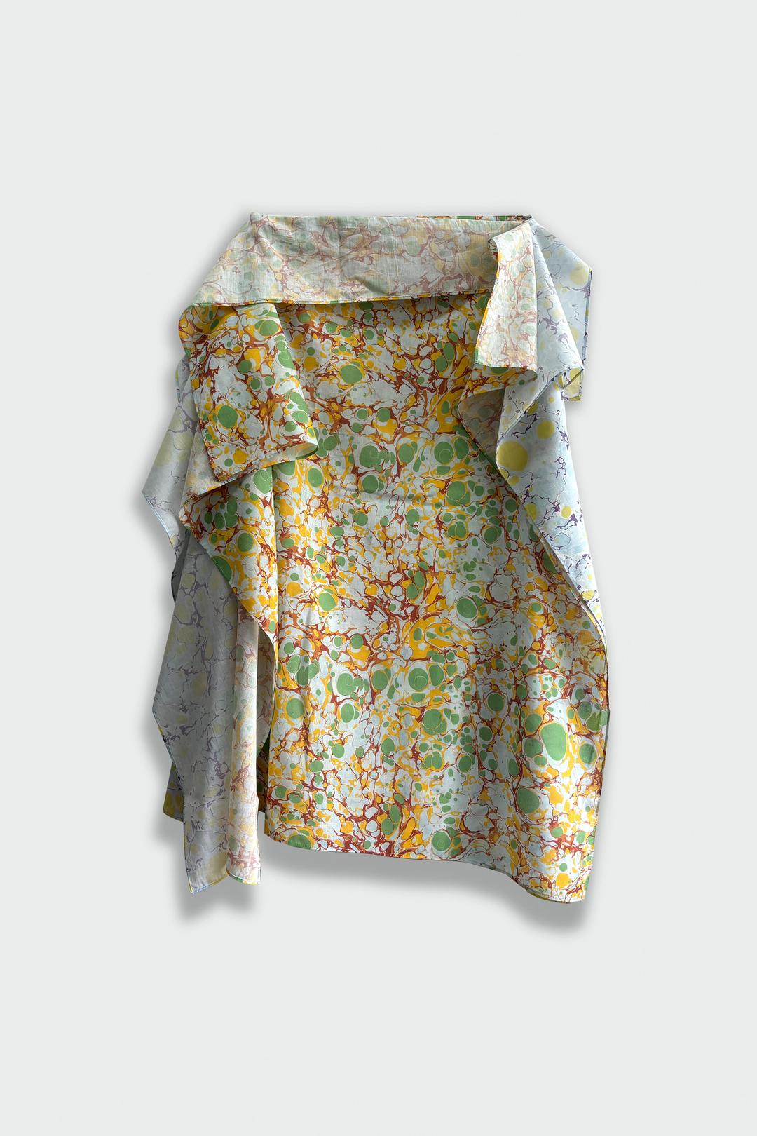 Marbled Scarf Skirt 02