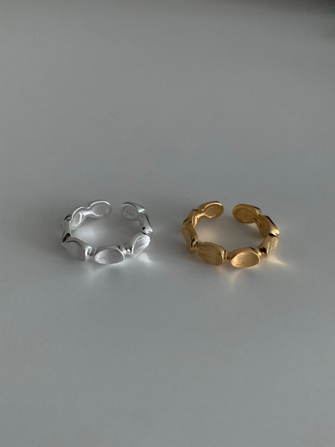 (silver925) Matte round open ring