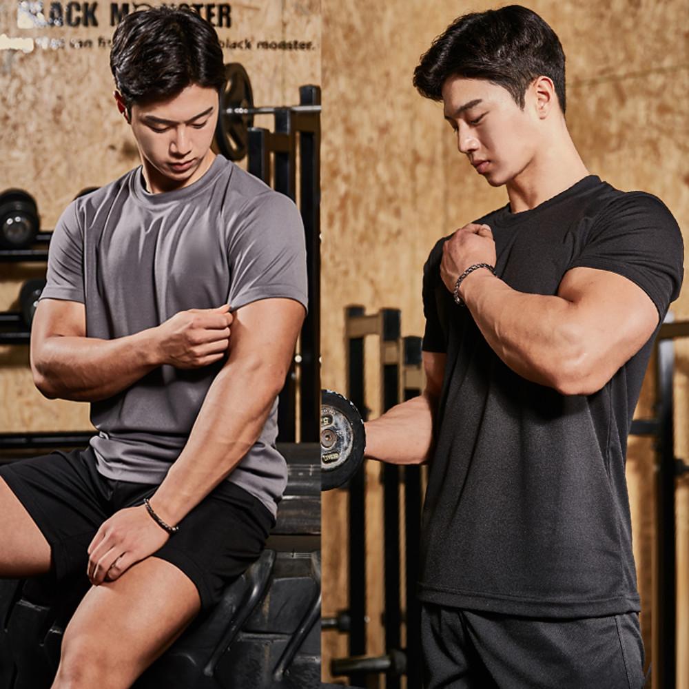 무지 헬스복 쿨론티셔츠 헬스반바지 운동복 빅사이즈