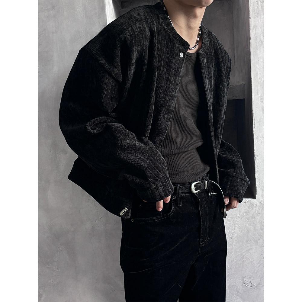 [주문폭주][F/W] Velvet crop cardigan(3color)