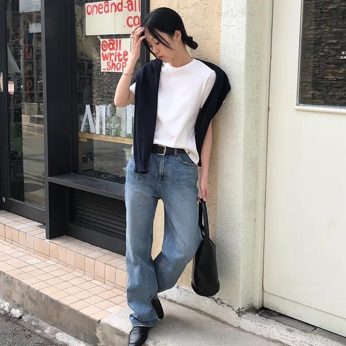 [기장선택] [2차 4/30 예약발송] Liberty denim (middle blue)