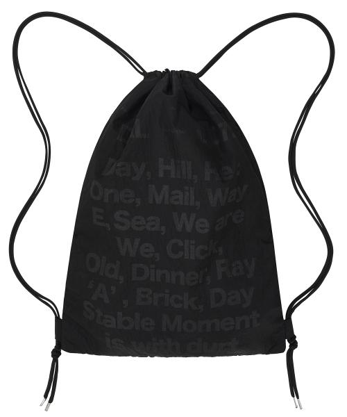 OUR DAILY GYM SACK (BLACK)
