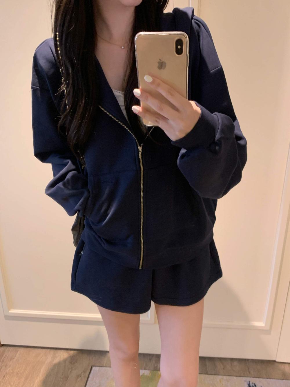 (pre-order) lazy jersey training set_navy