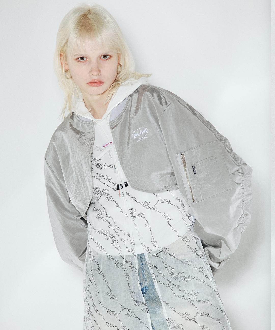 SHIRRING BOLERO JP (GRAY)