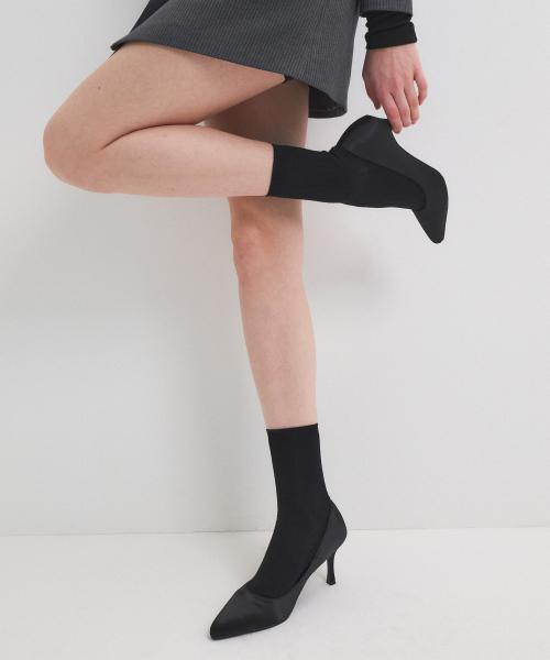 포인티드 토 새틴 스틸레토 펌프스 412211007 (7cm/4colors)