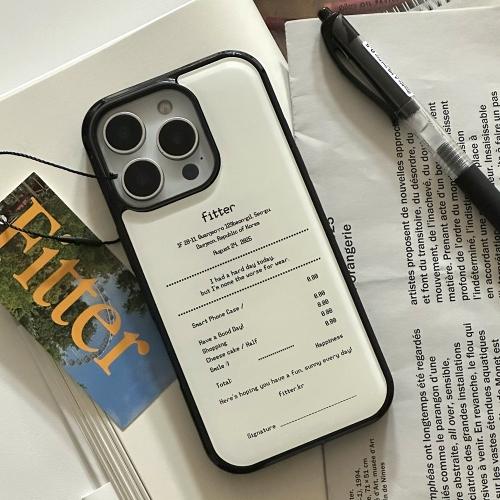 fitter receipt cover case (epoxy&glossy)