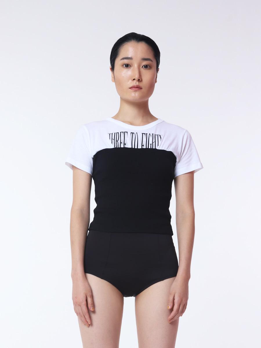 Layered Tank Top T-shirt (White)