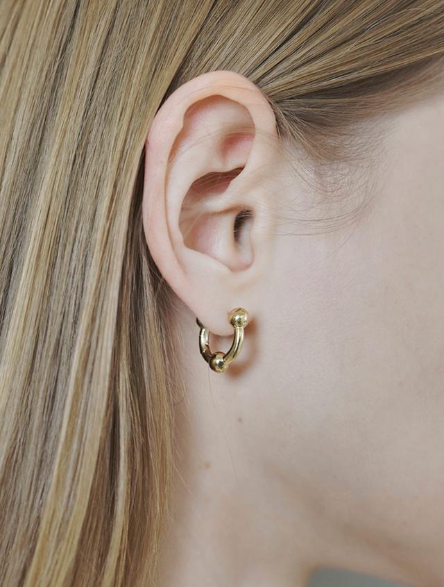 Orbit_One touch earring(G)