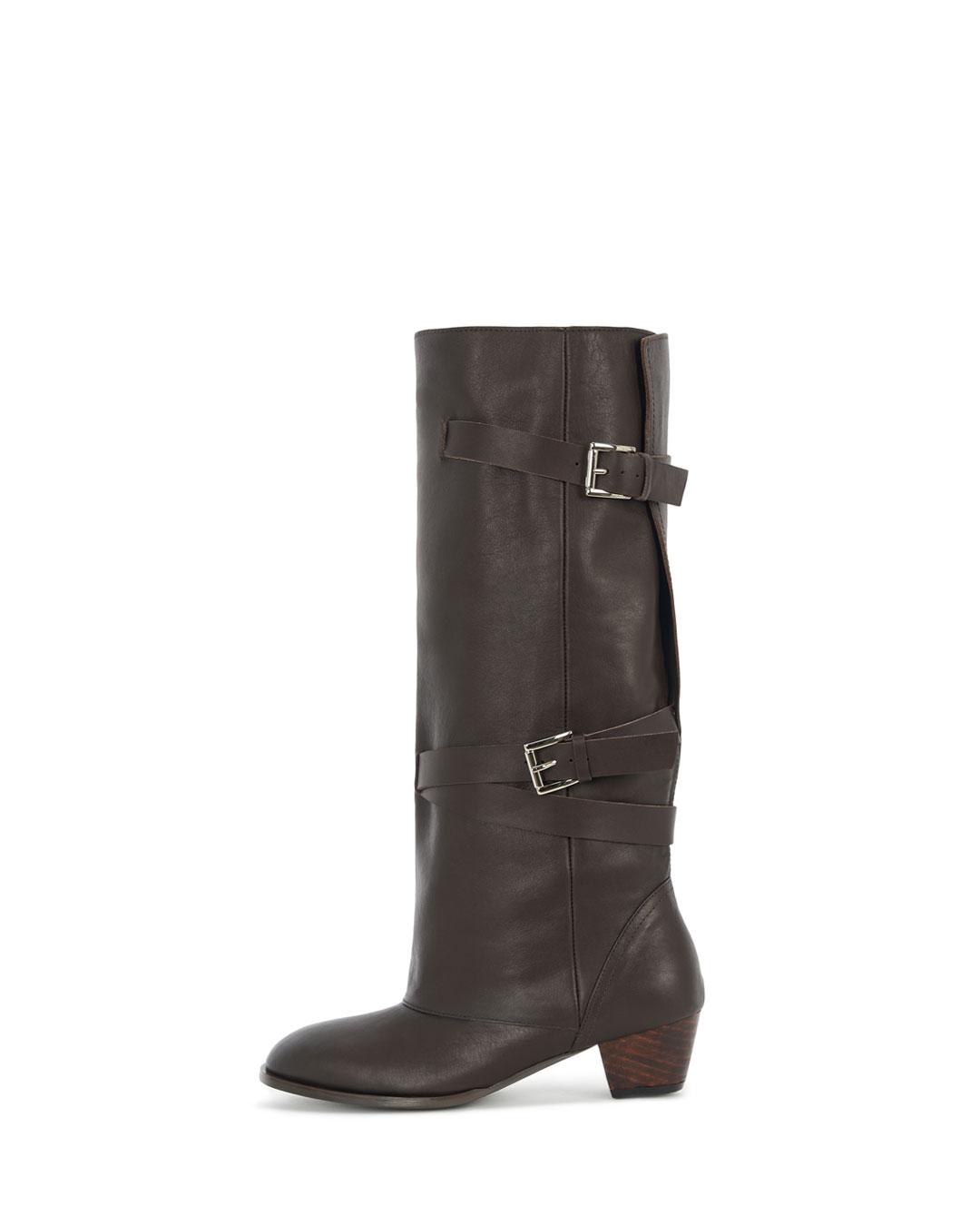 Slouch Boots - DEEP BROWN