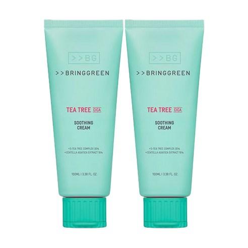 브링그린 티트리 시카 수딩 크림 플러스 100ml 2개 - 로션 | 쿠팡