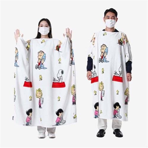 KANGURU PLAID PEANUTS 스누피 극세사 입는 담요