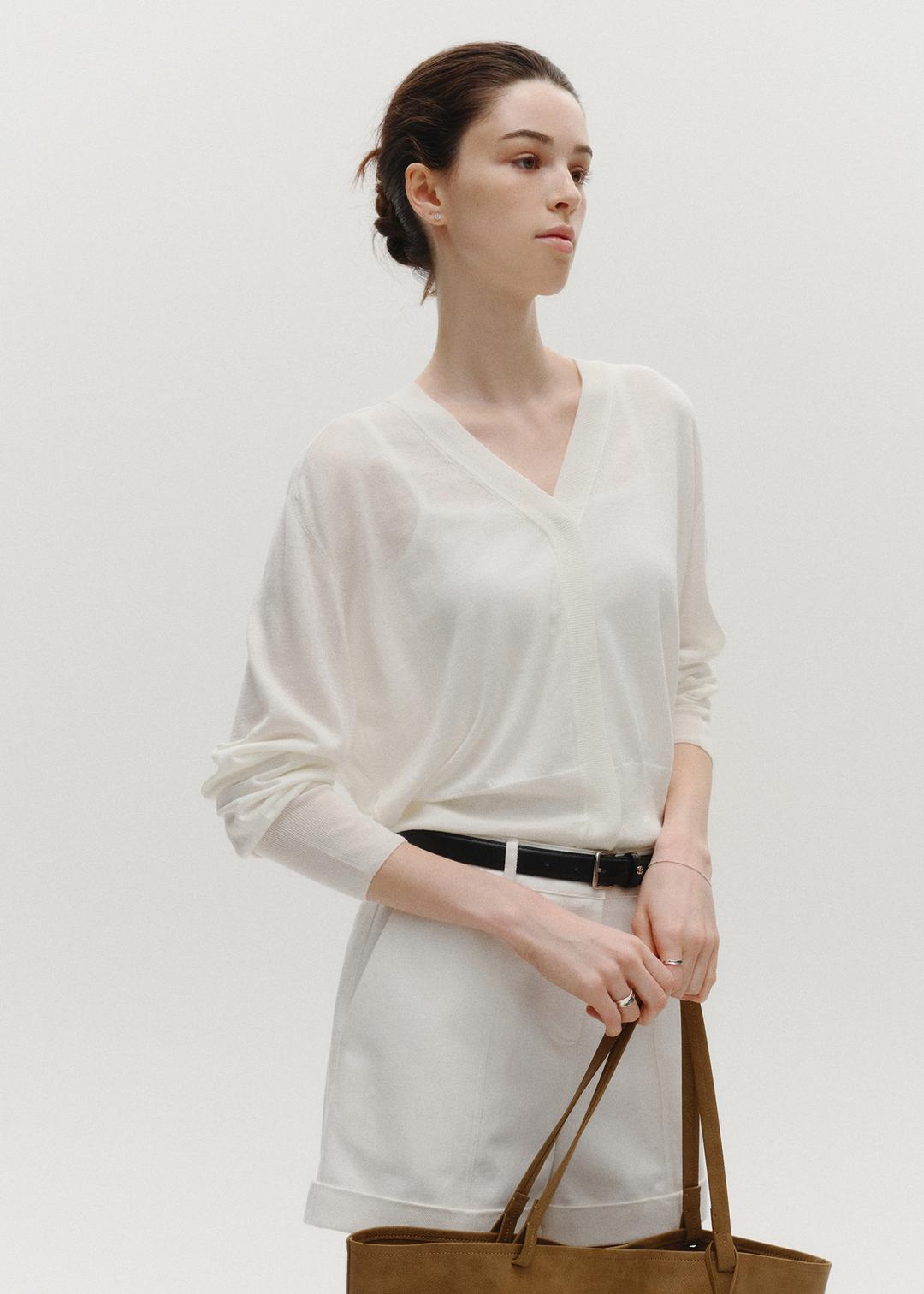 썸 미니 루즈 가디건