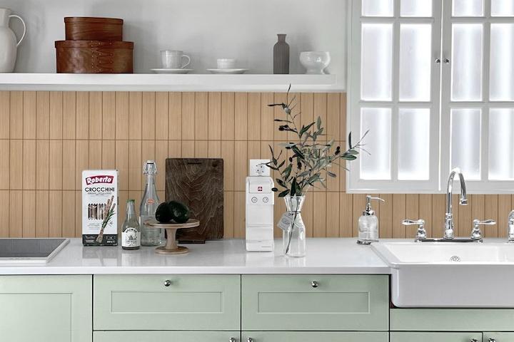 타일 방수 발포 퍼프시트지 주방 현관 벽 셀프 리폼 시트지 4color