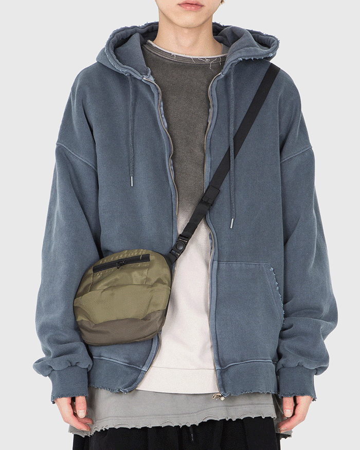 빈티지 다잉 후드 집업