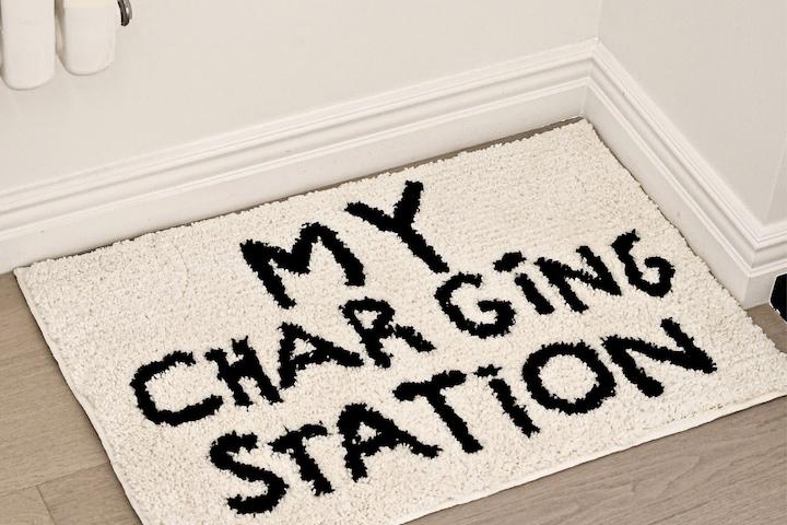 레터링 발매트 마이차징 빨아쓰는 북유럽 방석 러그 욕실 화장실 주방 발매트 현관 논슬립