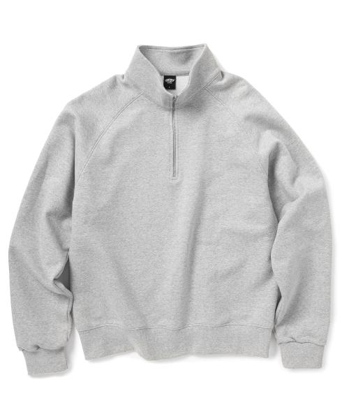 에센셜 하프 집업 - 멜란지