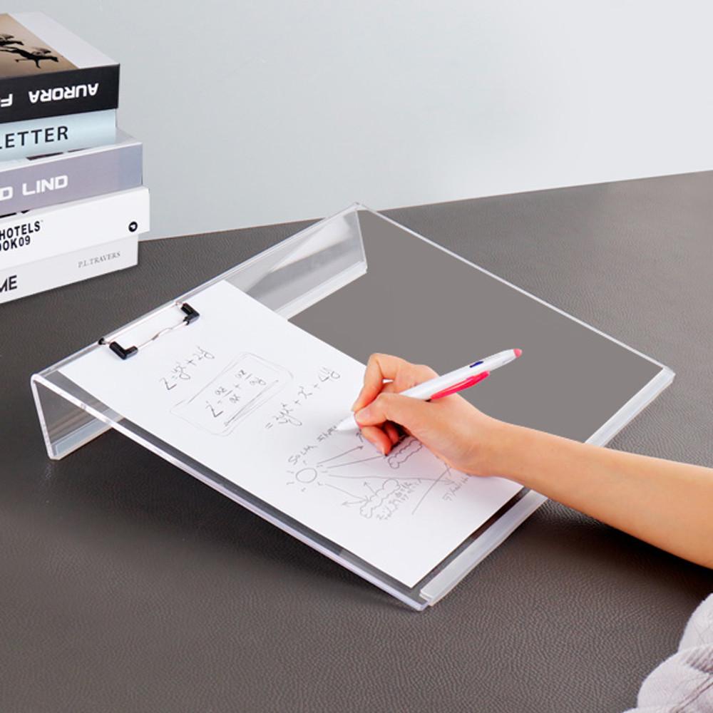 와이드 필기용 클립보드 인강용 독서대 필기 노트받침