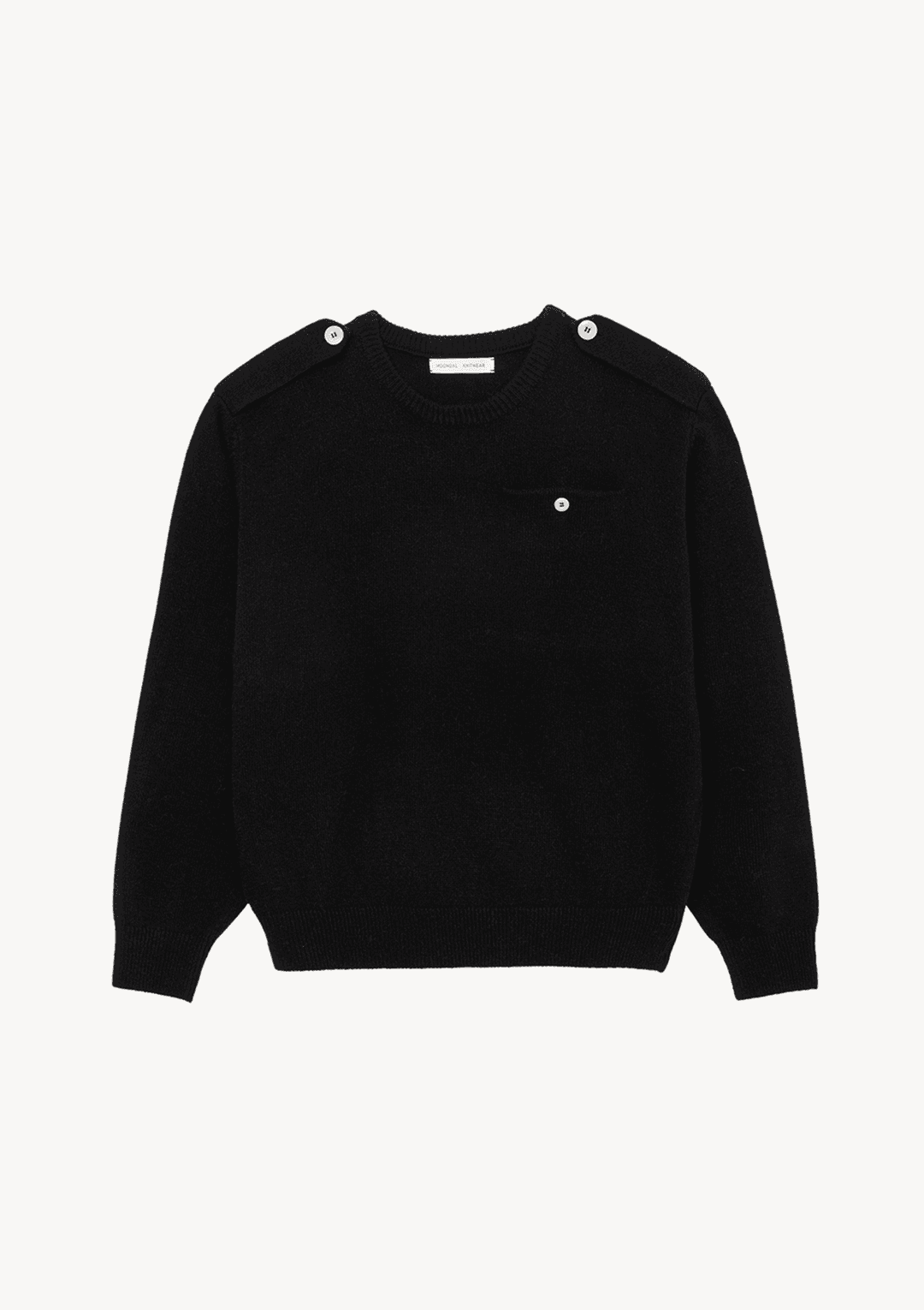 Epaulet Knit in Black