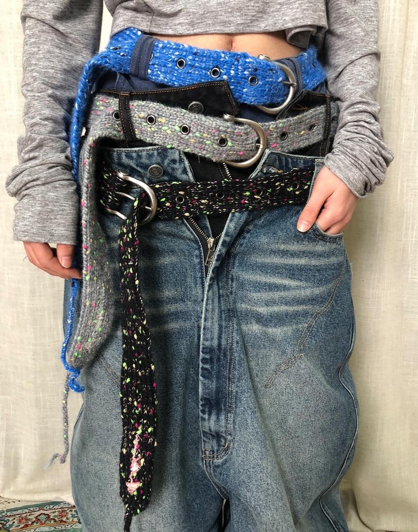 Achihara Positata Knit Belt (3color)