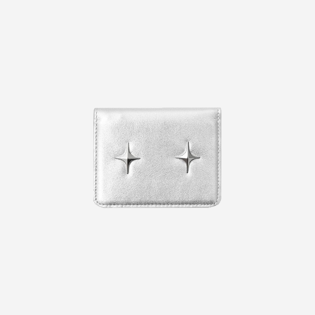 [KREAM Exclusive] For Appeal Sparkle Star Card Wallet Pure Silver