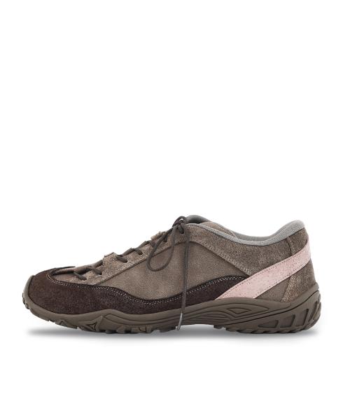 Curved Lace No.2 Sneakers_Multi Taupe