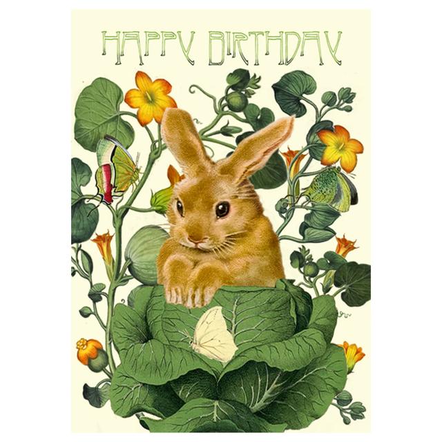 (Classic) Rabbit Birthday Card
