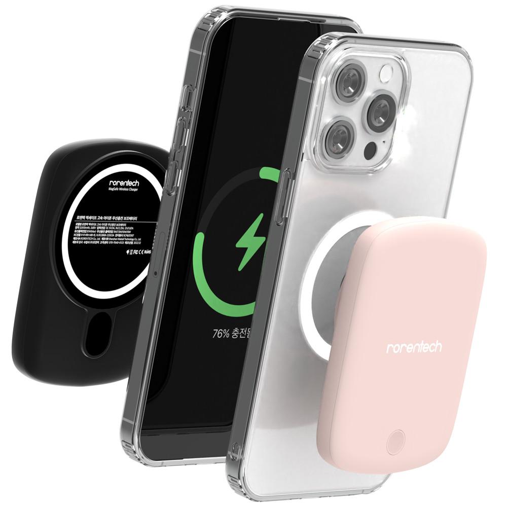 로랜텍 보조배터리 맥세이프 고속 무선충전 아이폰 갤럭시 호환 5000mAh