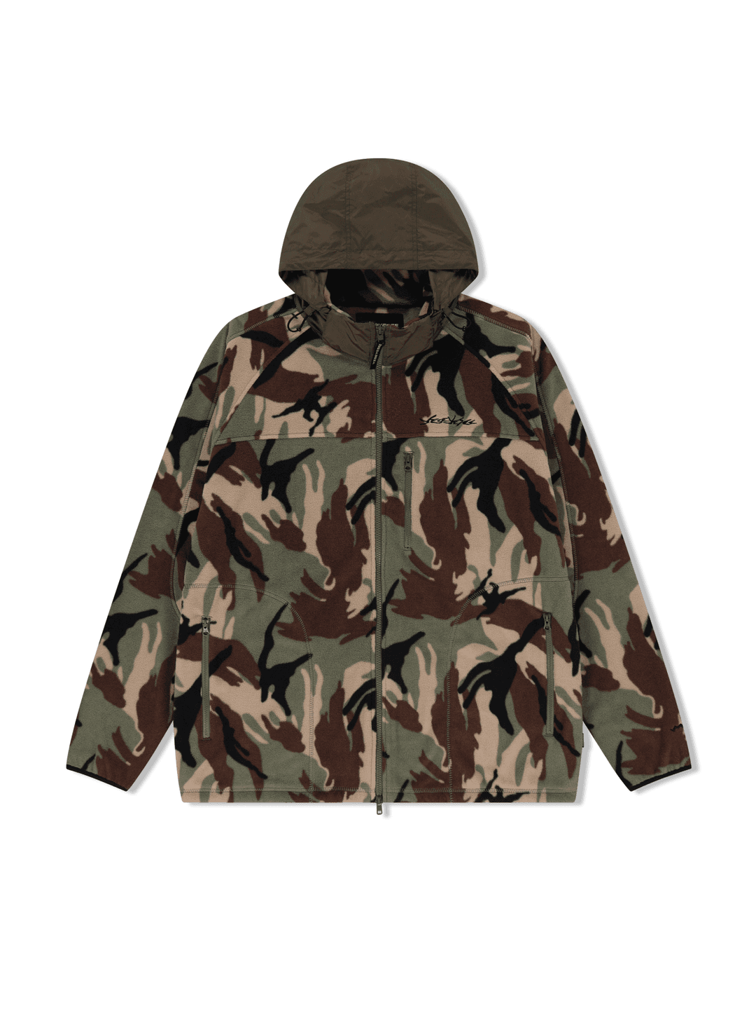 Y.E.S FLEECE FULL ZIP JACKET CAMO