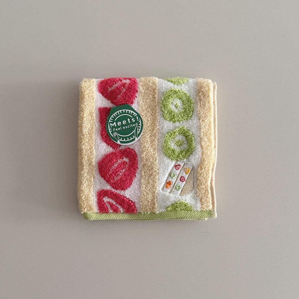 디저트 후르츠산도 핸드타올