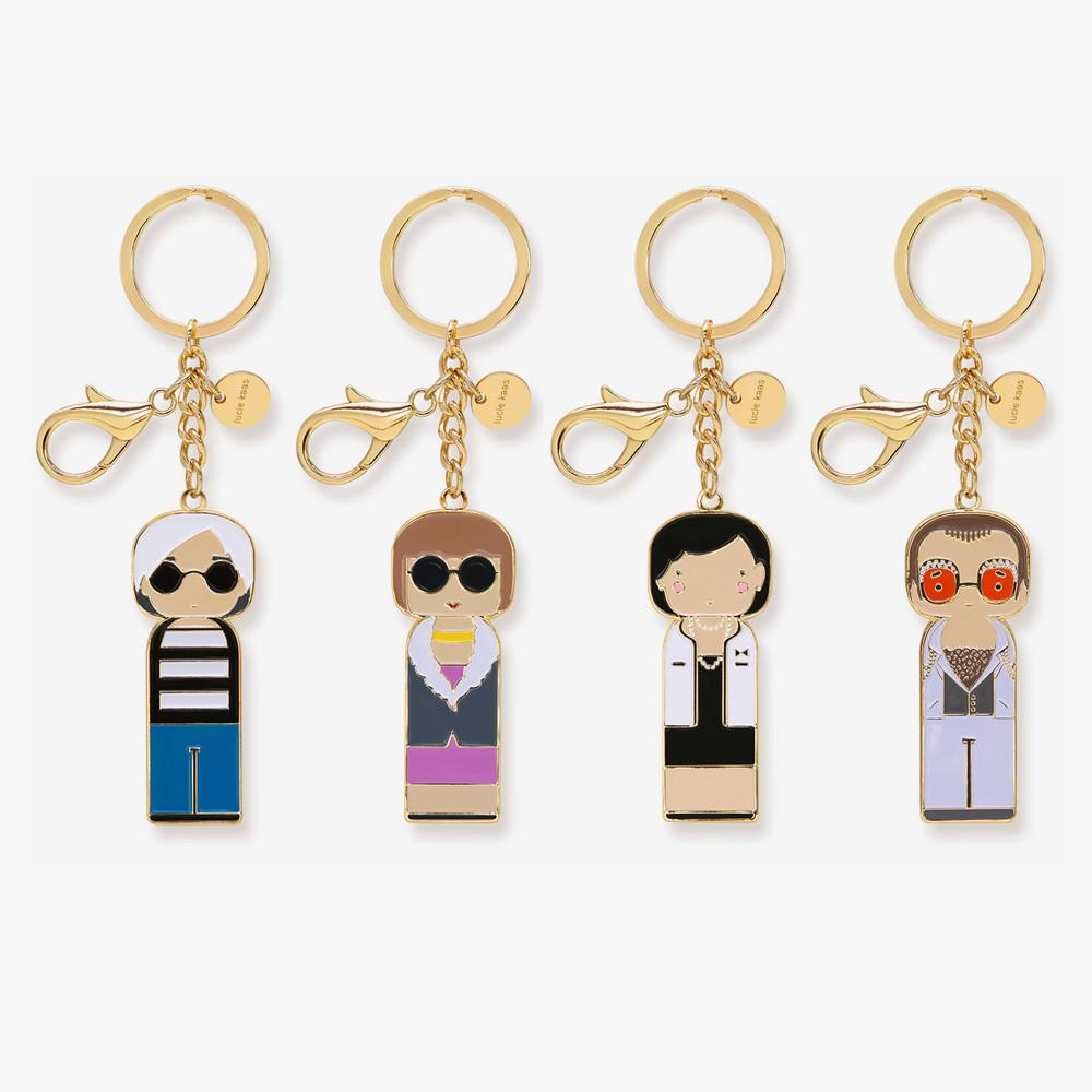 LucieKaas kokeshi dolls KEYCHAIN 루시카스 코케시돌 키체인 예쁜 열쇠고리 수입 소품