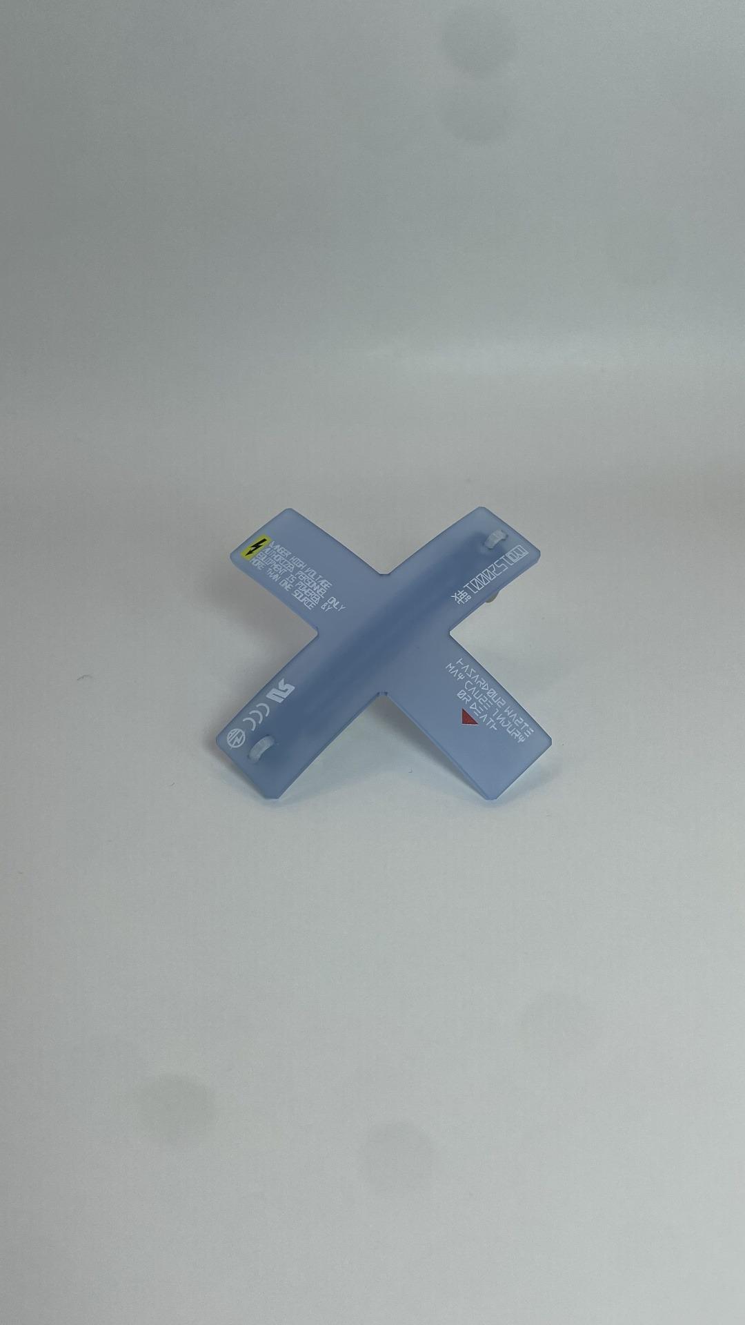 [CTCTYO] Cross barrette unit_UV01 - Blue