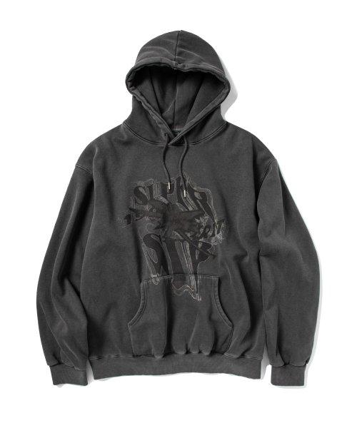 토네이도 후디 - 피그먼트 차콜