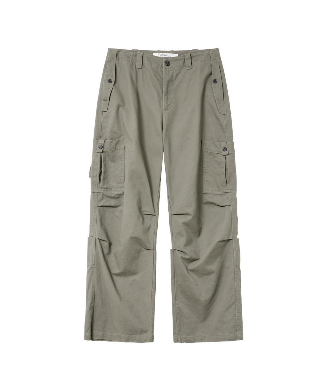 Vintage Washed Cotton Work Pants (Khaki)