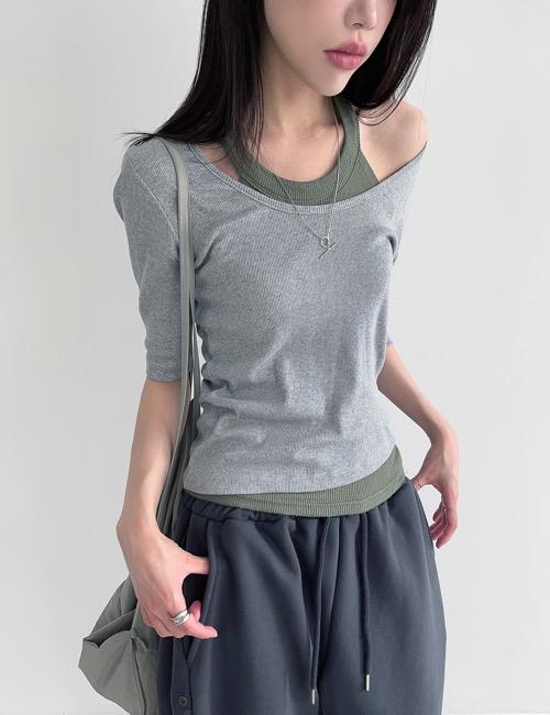 light golgi halter sleeveless