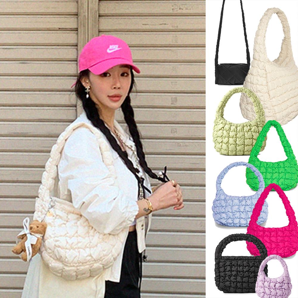 [국내당일발송] COS 코스 퀼티드 미니백 구름백 퀼팅백 숄더백 오버사이즈 보부상 초미니 마이크로 식빵