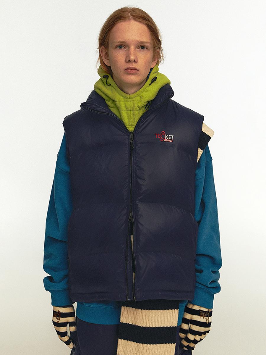 Dot-com Down Vest Navy