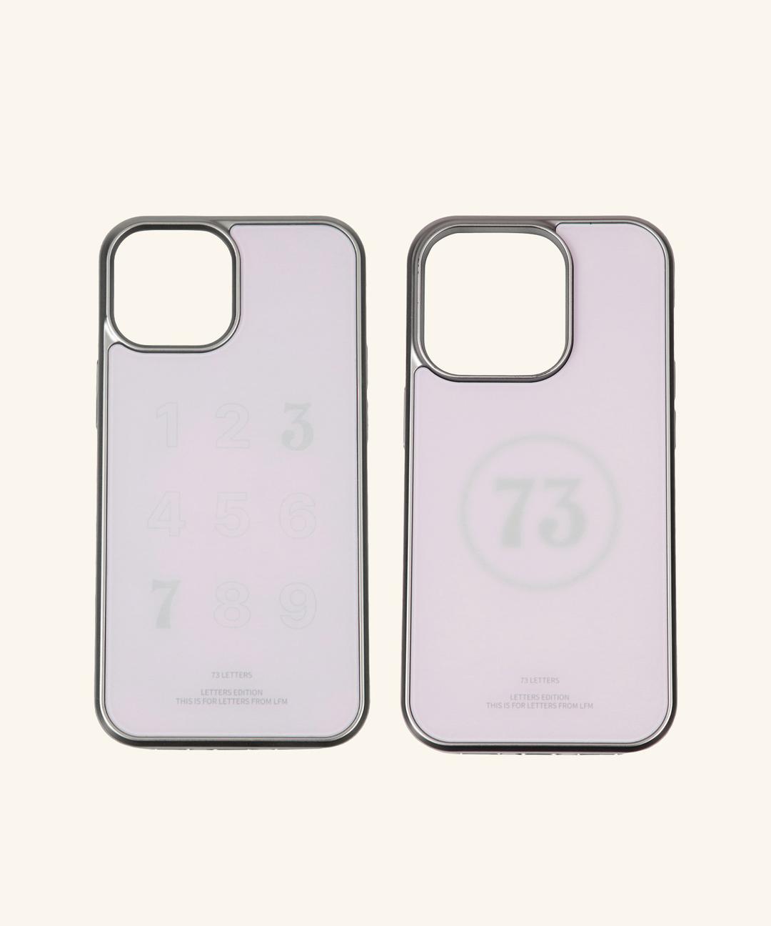 [Coming soon 9/22 10:00am] Letters 73 Phone Case ( Light Pink )
